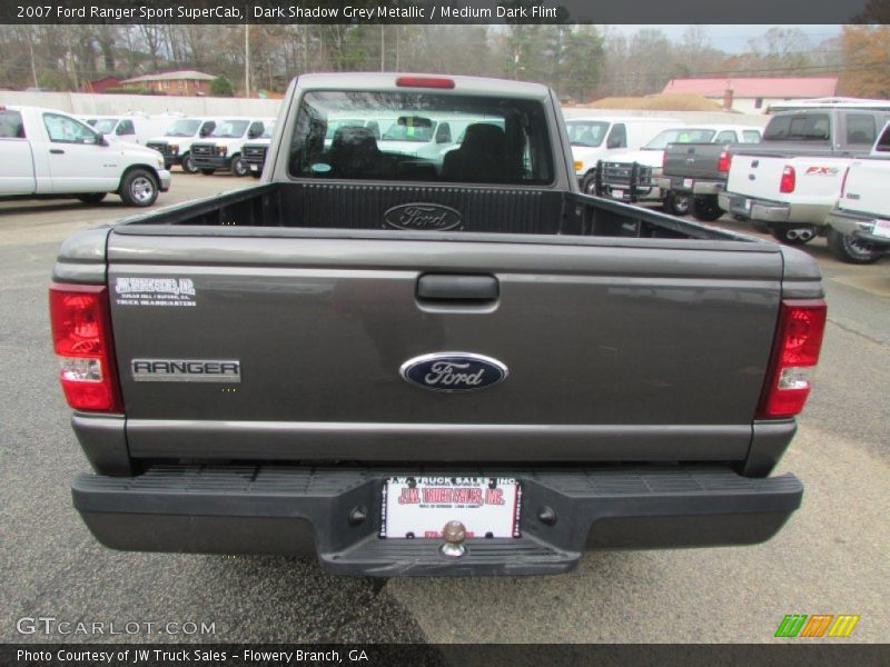 Dark Shadow Grey Metallic / Medium Dark Flint 2007 Ford Ranger Sport SuperCab