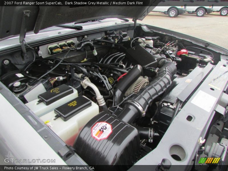 Dark Shadow Grey Metallic / Medium Dark Flint 2007 Ford Ranger Sport SuperCab