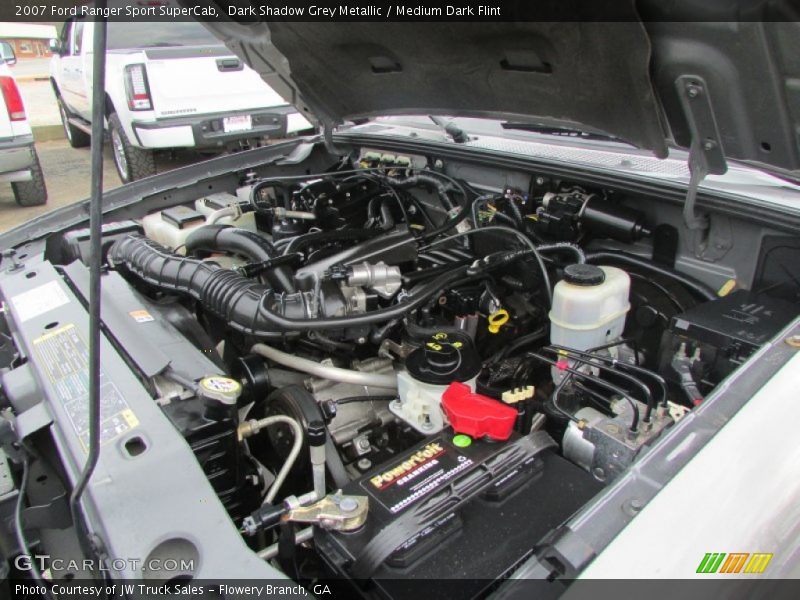 Dark Shadow Grey Metallic / Medium Dark Flint 2007 Ford Ranger Sport SuperCab