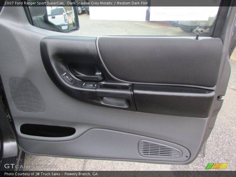 Dark Shadow Grey Metallic / Medium Dark Flint 2007 Ford Ranger Sport SuperCab