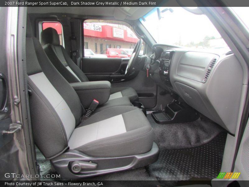 Dark Shadow Grey Metallic / Medium Dark Flint 2007 Ford Ranger Sport SuperCab