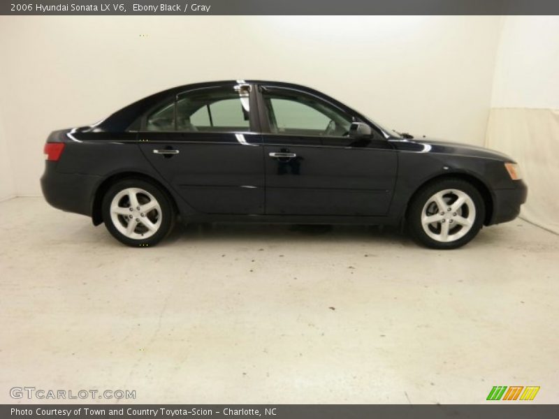 Ebony Black / Gray 2006 Hyundai Sonata LX V6