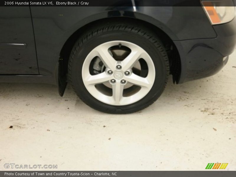 Ebony Black / Gray 2006 Hyundai Sonata LX V6