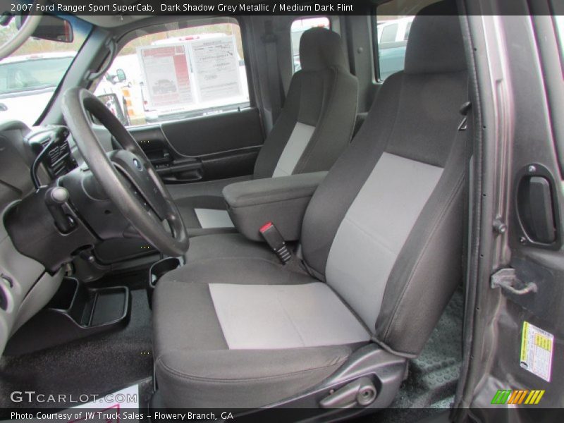 Dark Shadow Grey Metallic / Medium Dark Flint 2007 Ford Ranger Sport SuperCab