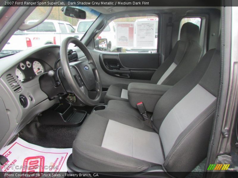 Dark Shadow Grey Metallic / Medium Dark Flint 2007 Ford Ranger Sport SuperCab