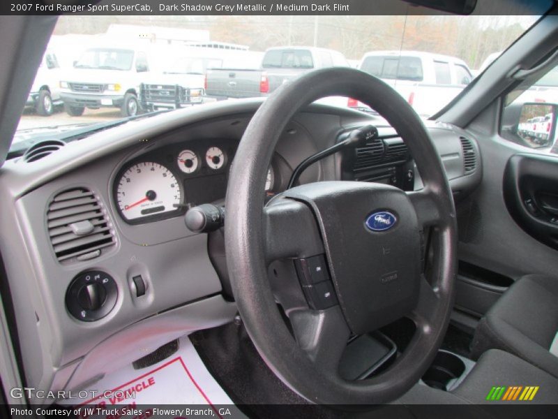 Dark Shadow Grey Metallic / Medium Dark Flint 2007 Ford Ranger Sport SuperCab