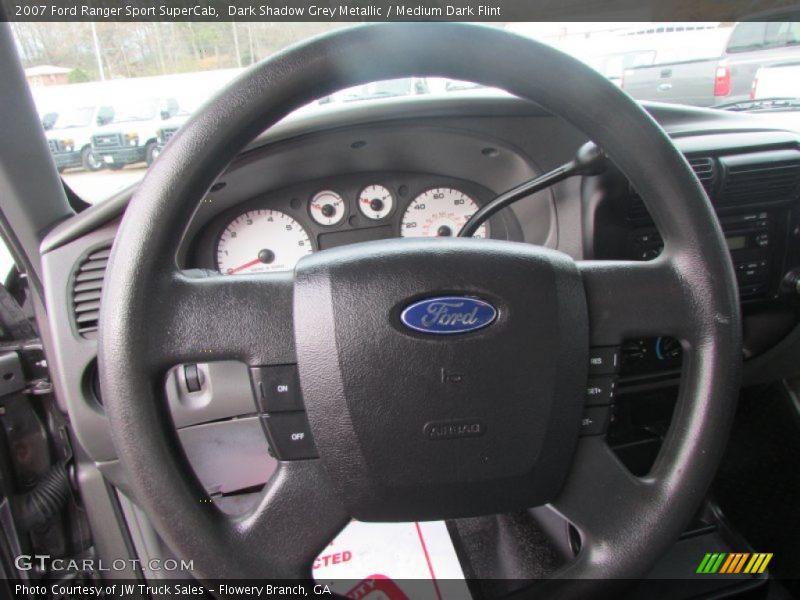 Dark Shadow Grey Metallic / Medium Dark Flint 2007 Ford Ranger Sport SuperCab