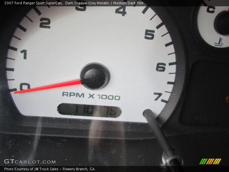 Dark Shadow Grey Metallic / Medium Dark Flint 2007 Ford Ranger Sport SuperCab