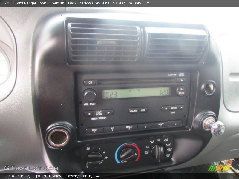 Dark Shadow Grey Metallic / Medium Dark Flint 2007 Ford Ranger Sport SuperCab