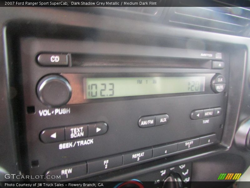Dark Shadow Grey Metallic / Medium Dark Flint 2007 Ford Ranger Sport SuperCab
