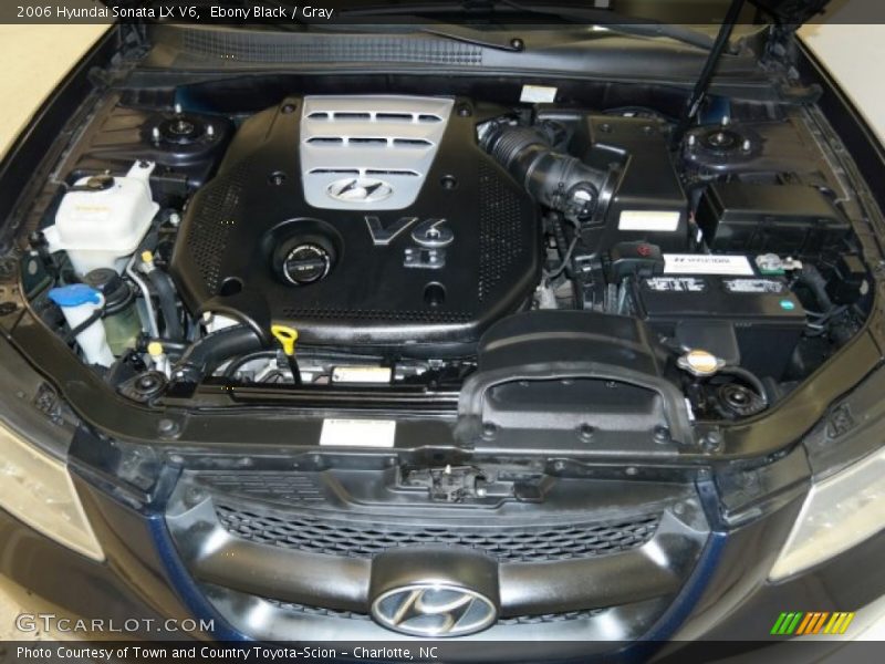 Ebony Black / Gray 2006 Hyundai Sonata LX V6