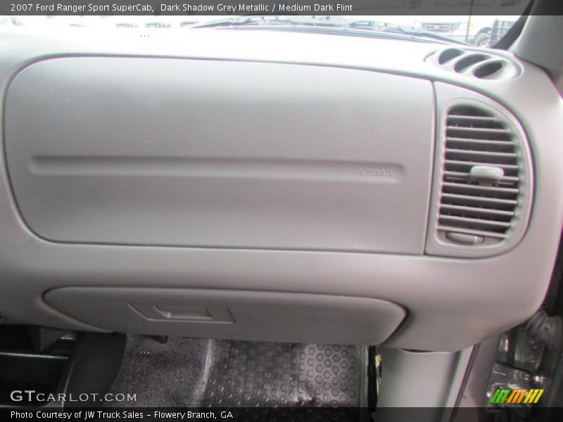 Dark Shadow Grey Metallic / Medium Dark Flint 2007 Ford Ranger Sport SuperCab