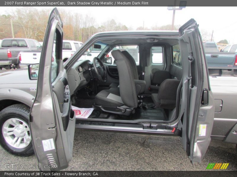 Dark Shadow Grey Metallic / Medium Dark Flint 2007 Ford Ranger Sport SuperCab