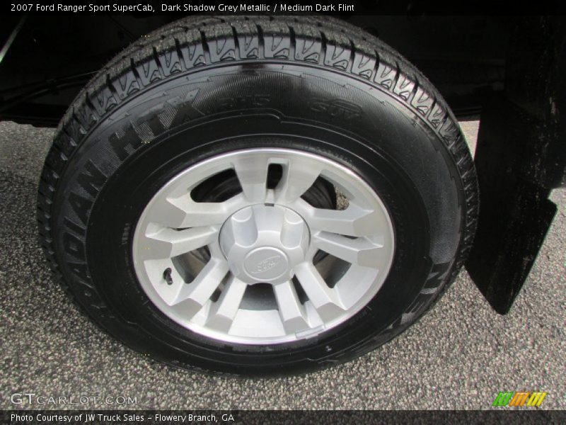 Dark Shadow Grey Metallic / Medium Dark Flint 2007 Ford Ranger Sport SuperCab