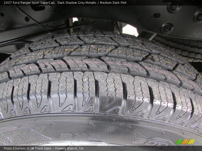 Dark Shadow Grey Metallic / Medium Dark Flint 2007 Ford Ranger Sport SuperCab