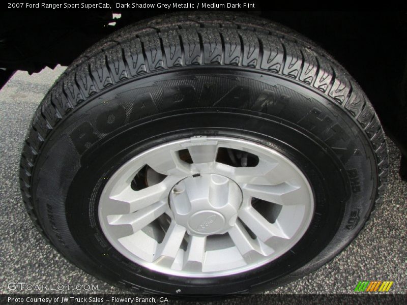 Dark Shadow Grey Metallic / Medium Dark Flint 2007 Ford Ranger Sport SuperCab