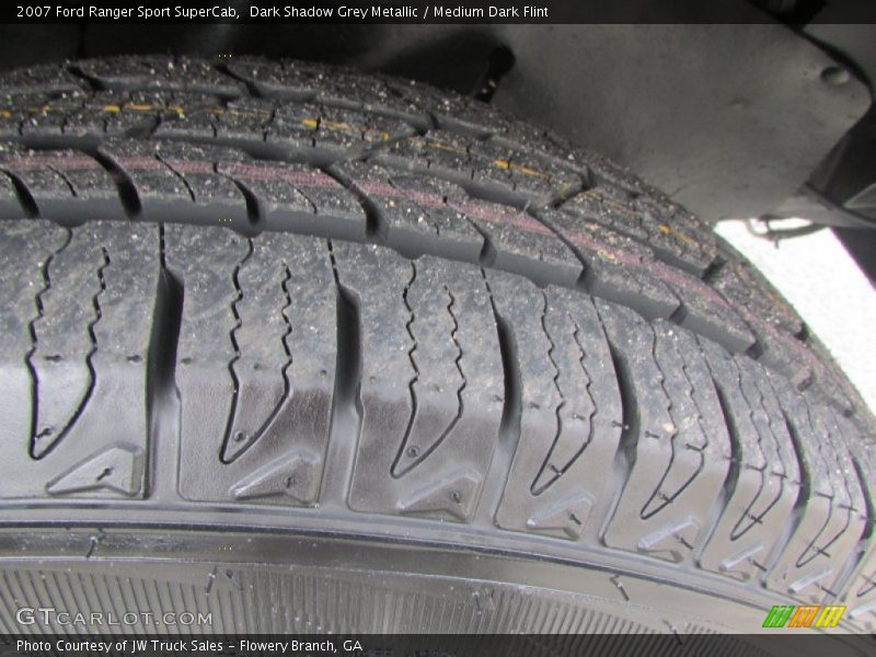 Dark Shadow Grey Metallic / Medium Dark Flint 2007 Ford Ranger Sport SuperCab