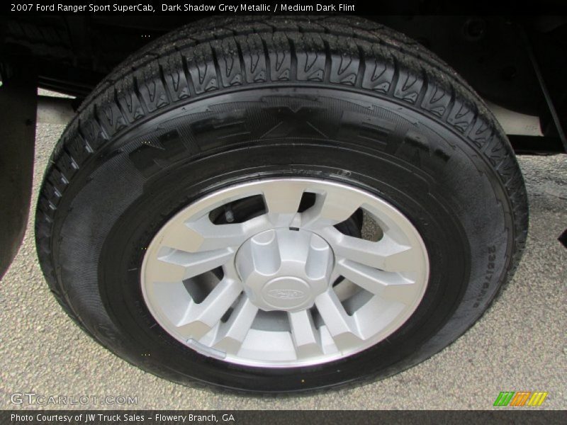 Dark Shadow Grey Metallic / Medium Dark Flint 2007 Ford Ranger Sport SuperCab
