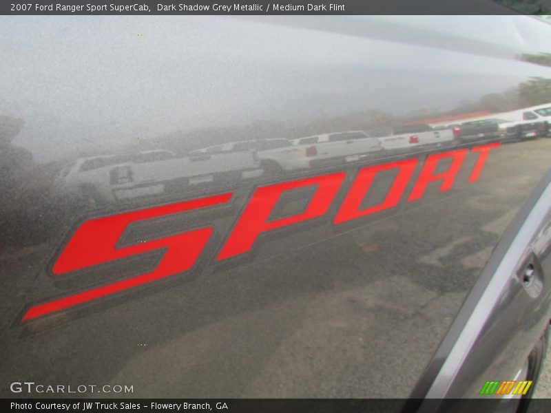 Dark Shadow Grey Metallic / Medium Dark Flint 2007 Ford Ranger Sport SuperCab