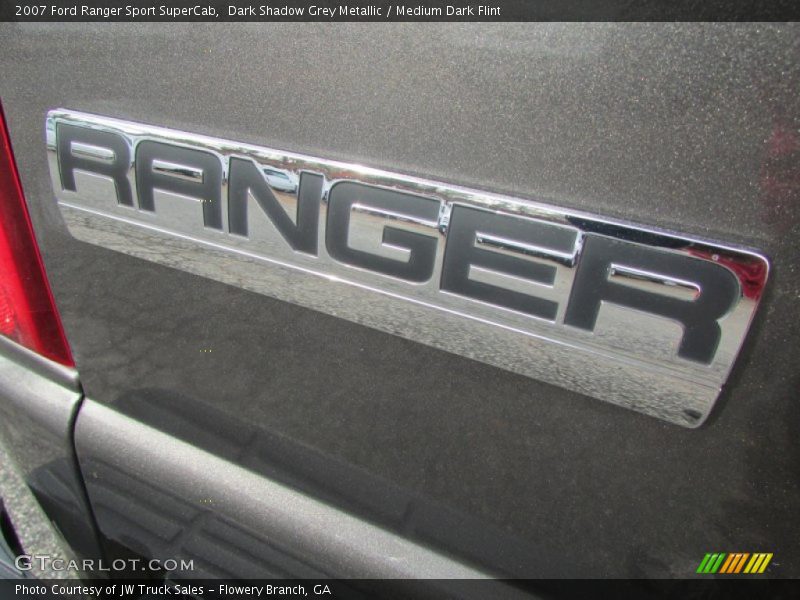 Dark Shadow Grey Metallic / Medium Dark Flint 2007 Ford Ranger Sport SuperCab