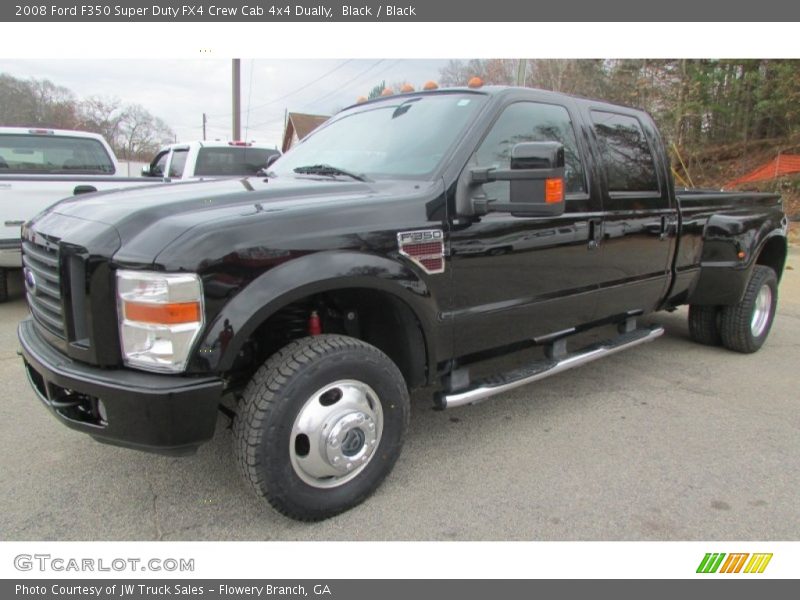 Black / Black 2008 Ford F350 Super Duty FX4 Crew Cab 4x4 Dually