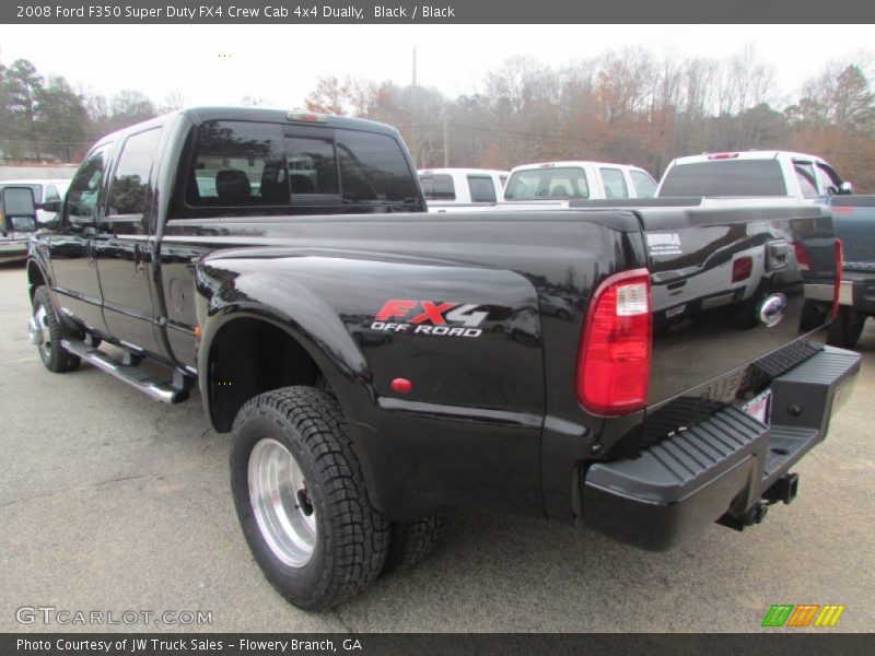 Black / Black 2008 Ford F350 Super Duty FX4 Crew Cab 4x4 Dually