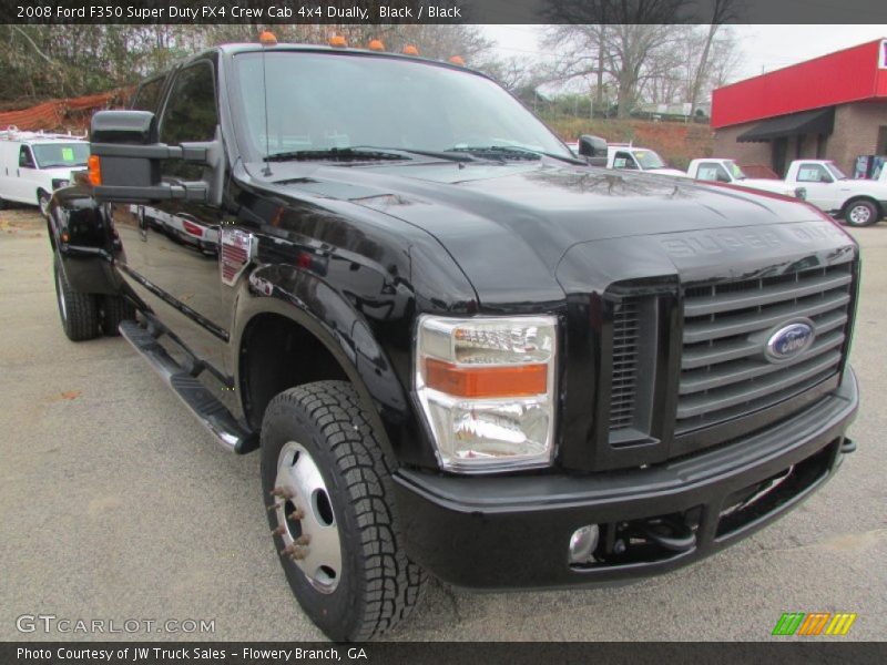 Black / Black 2008 Ford F350 Super Duty FX4 Crew Cab 4x4 Dually
