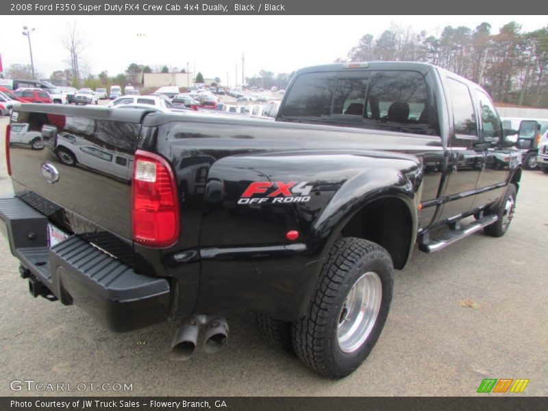 Black / Black 2008 Ford F350 Super Duty FX4 Crew Cab 4x4 Dually