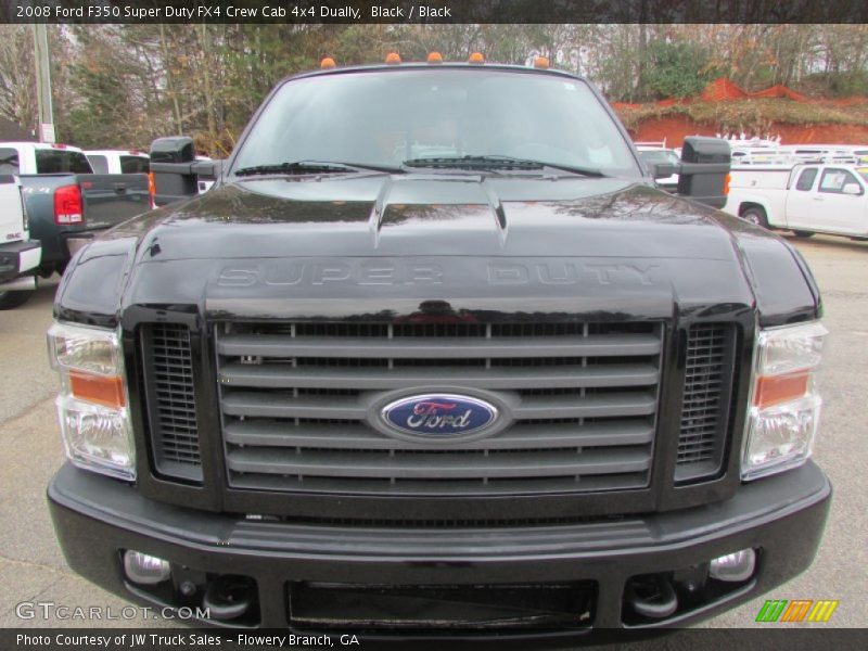 Black / Black 2008 Ford F350 Super Duty FX4 Crew Cab 4x4 Dually