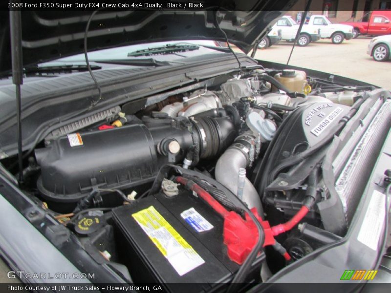 Black / Black 2008 Ford F350 Super Duty FX4 Crew Cab 4x4 Dually