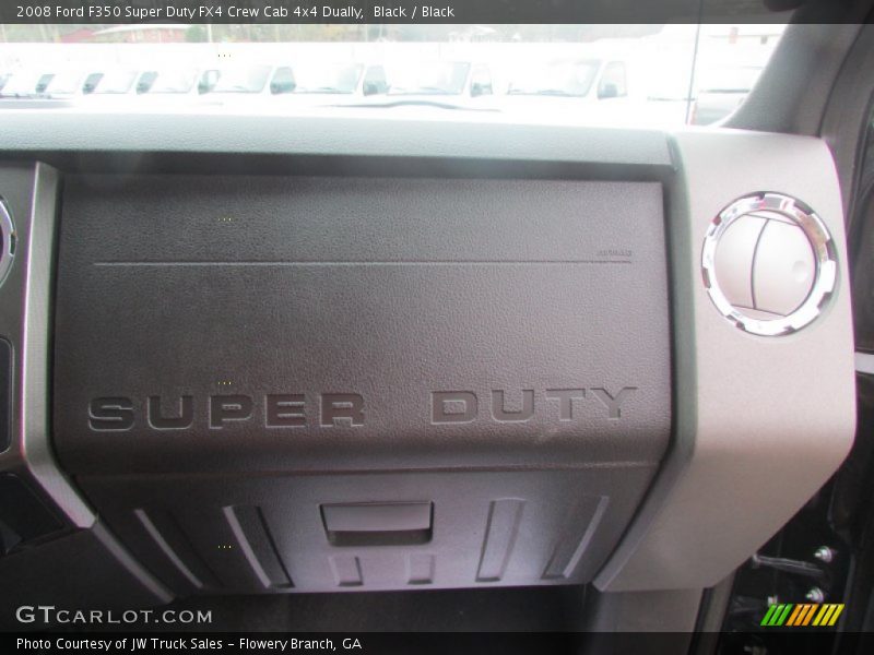 Black / Black 2008 Ford F350 Super Duty FX4 Crew Cab 4x4 Dually