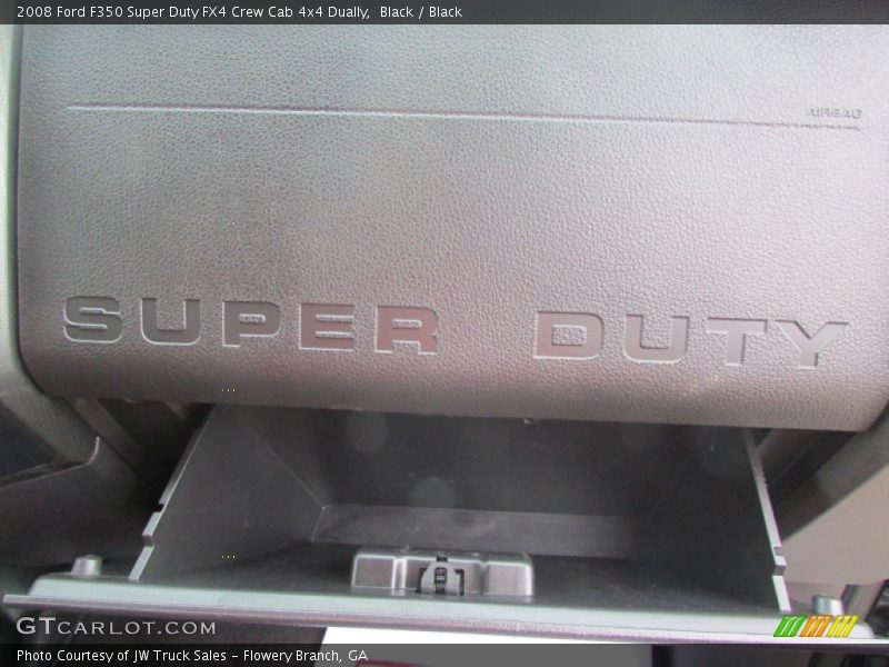 Black / Black 2008 Ford F350 Super Duty FX4 Crew Cab 4x4 Dually