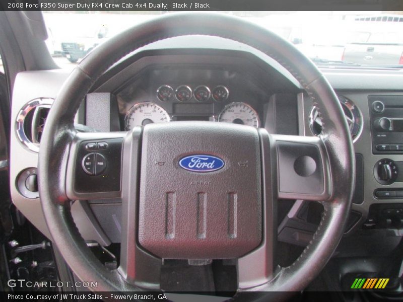 Black / Black 2008 Ford F350 Super Duty FX4 Crew Cab 4x4 Dually