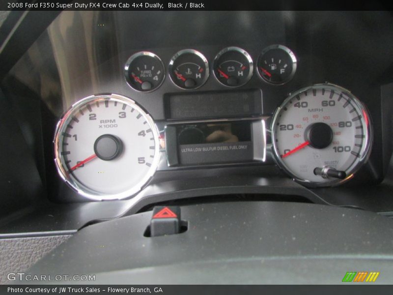 Black / Black 2008 Ford F350 Super Duty FX4 Crew Cab 4x4 Dually