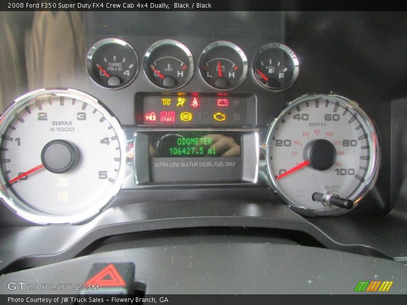 Black / Black 2008 Ford F350 Super Duty FX4 Crew Cab 4x4 Dually
