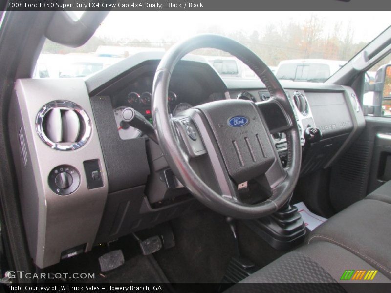 Black / Black 2008 Ford F350 Super Duty FX4 Crew Cab 4x4 Dually