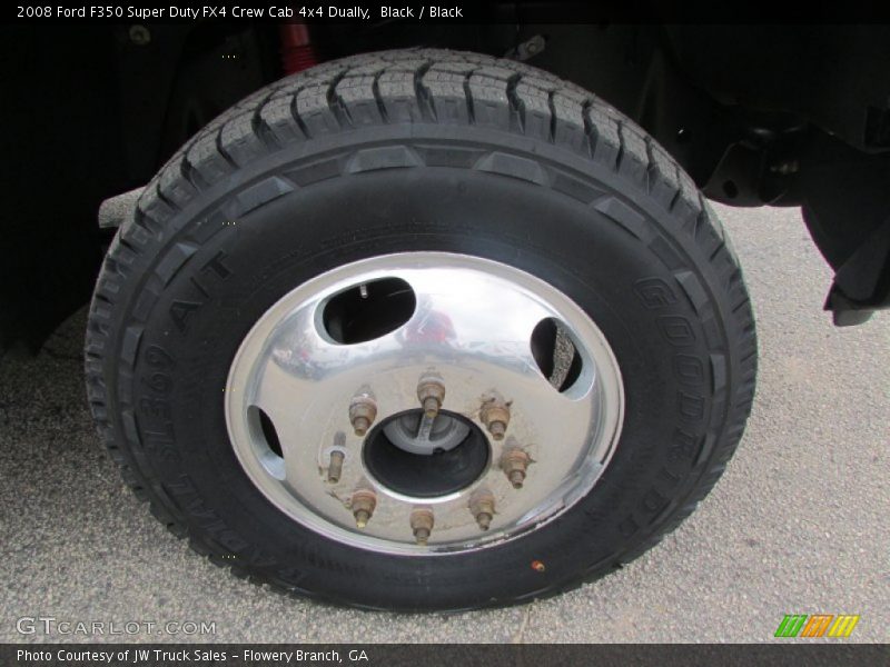 Black / Black 2008 Ford F350 Super Duty FX4 Crew Cab 4x4 Dually