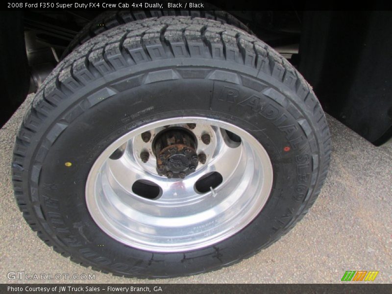 Black / Black 2008 Ford F350 Super Duty FX4 Crew Cab 4x4 Dually