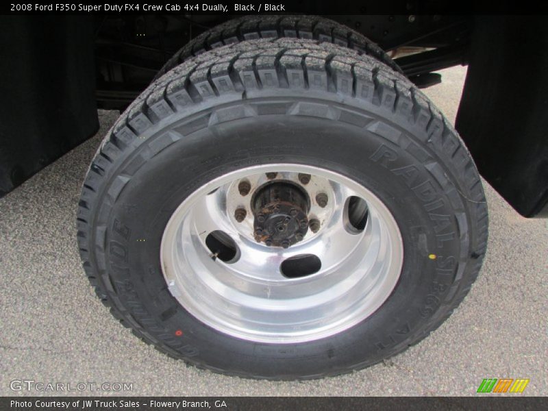 Black / Black 2008 Ford F350 Super Duty FX4 Crew Cab 4x4 Dually