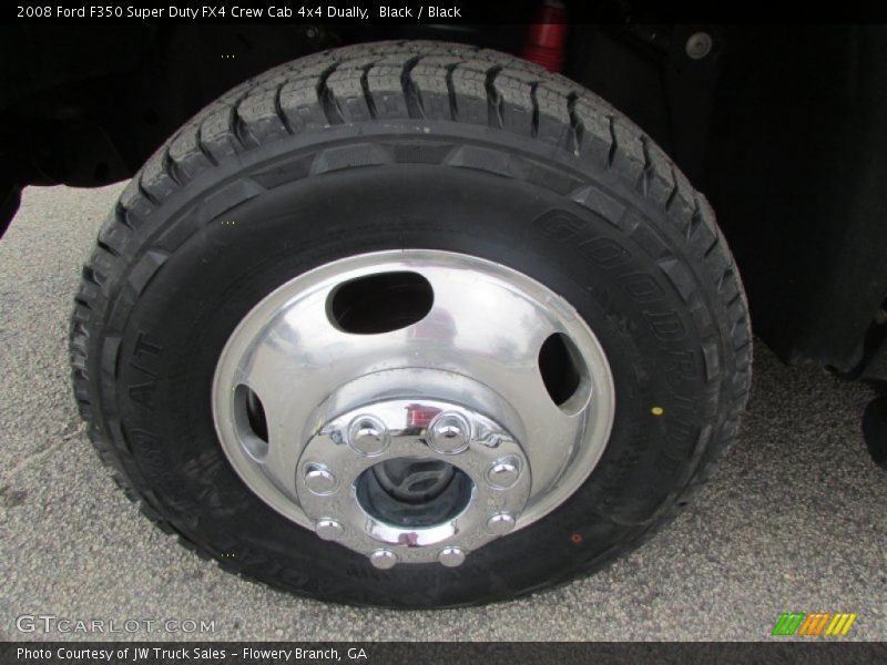 Black / Black 2008 Ford F350 Super Duty FX4 Crew Cab 4x4 Dually