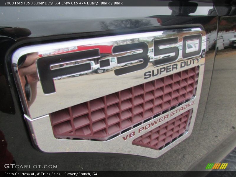 Black / Black 2008 Ford F350 Super Duty FX4 Crew Cab 4x4 Dually