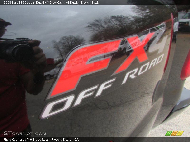 Black / Black 2008 Ford F350 Super Duty FX4 Crew Cab 4x4 Dually