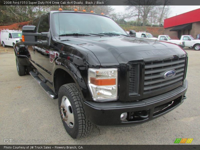 Black / Black 2008 Ford F350 Super Duty FX4 Crew Cab 4x4 Dually