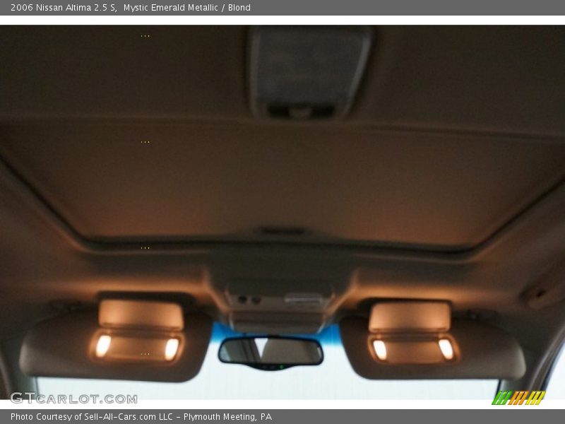 Mystic Emerald Metallic / Blond 2006 Nissan Altima 2.5 S