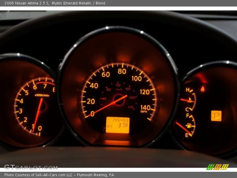 Mystic Emerald Metallic / Blond 2006 Nissan Altima 2.5 S