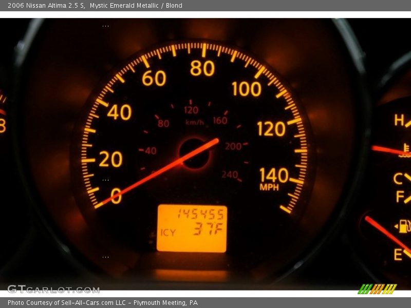 Mystic Emerald Metallic / Blond 2006 Nissan Altima 2.5 S