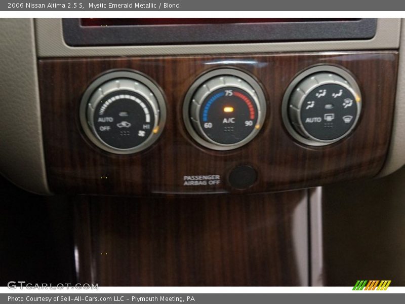 Mystic Emerald Metallic / Blond 2006 Nissan Altima 2.5 S