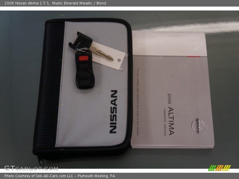 Mystic Emerald Metallic / Blond 2006 Nissan Altima 2.5 S