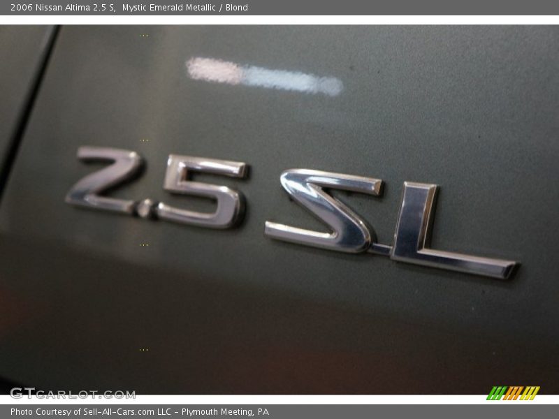 Mystic Emerald Metallic / Blond 2006 Nissan Altima 2.5 S