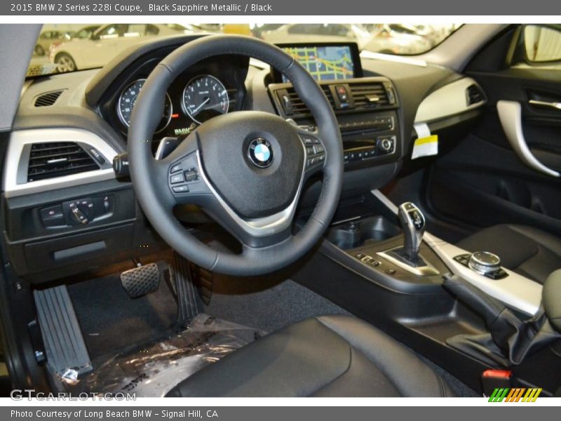Black Sapphire Metallic / Black 2015 BMW 2 Series 228i Coupe